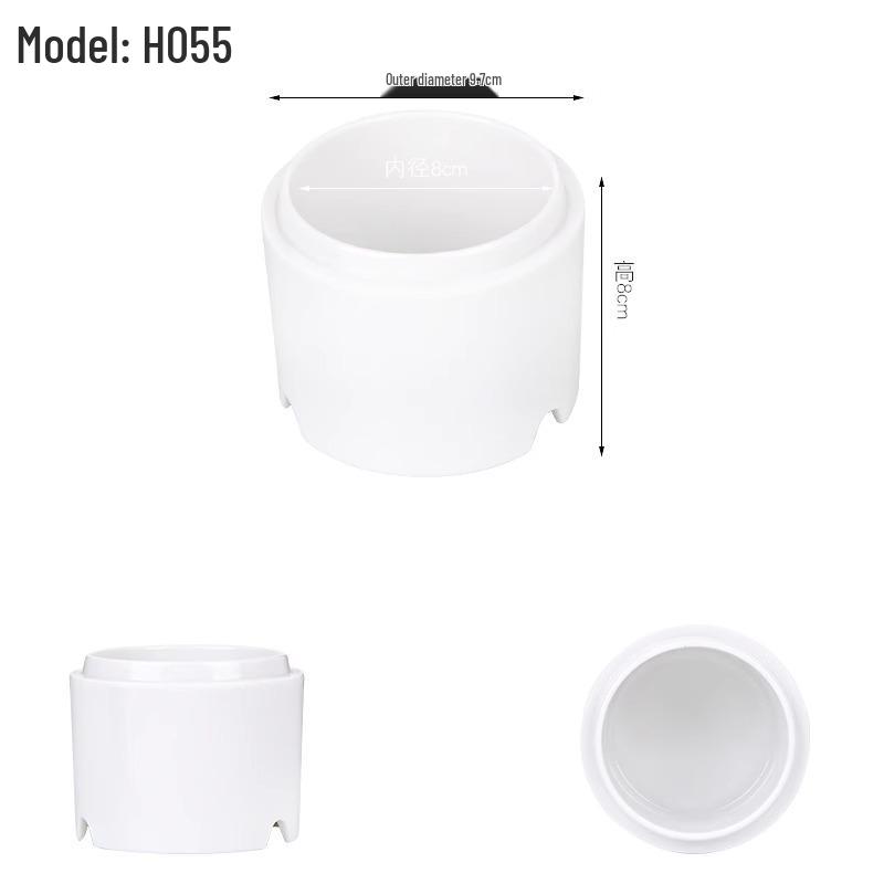 Rotating Melamine Hot Pot Side Dish Bowl for Skewer Self-Service Restaurants - Stackable and Creative Design