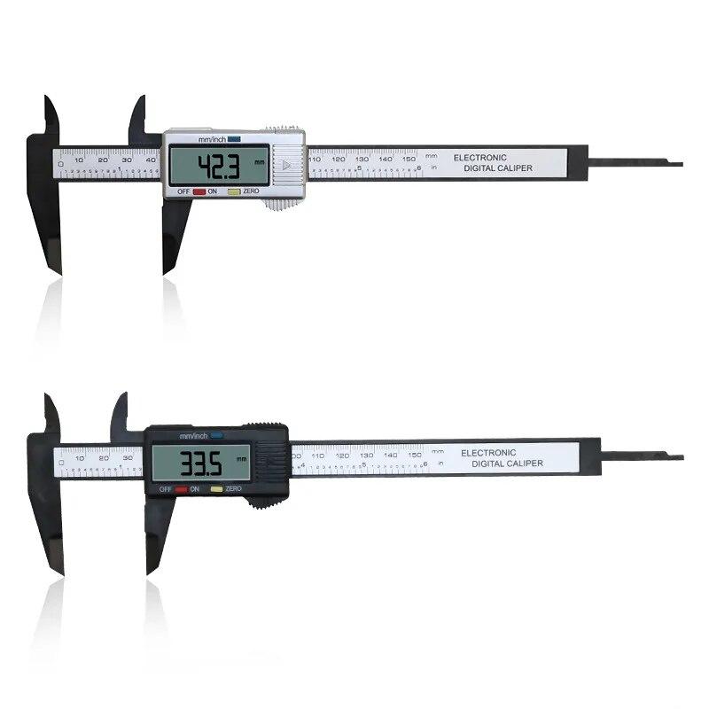 0-150mm High Strength Plastic Student Home Woodworking Gap Play Measuring Calipers Electronic Digital Calipers