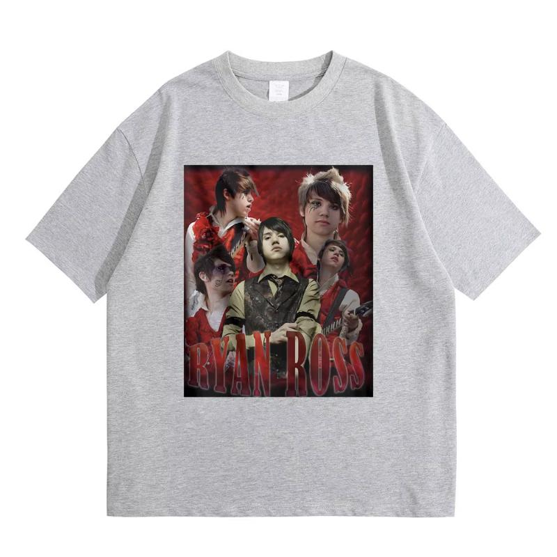 

Ryan Ross Graphic Print Tshirt Unisexs Gothic Rock Oversized Short Sleeve Unisex Fashion Tshirt Unisex Women Casual Pure Cotton Tees S