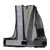 Takagi Safety Vest with Red Reflective Safety Vest In Black and Silver LED,