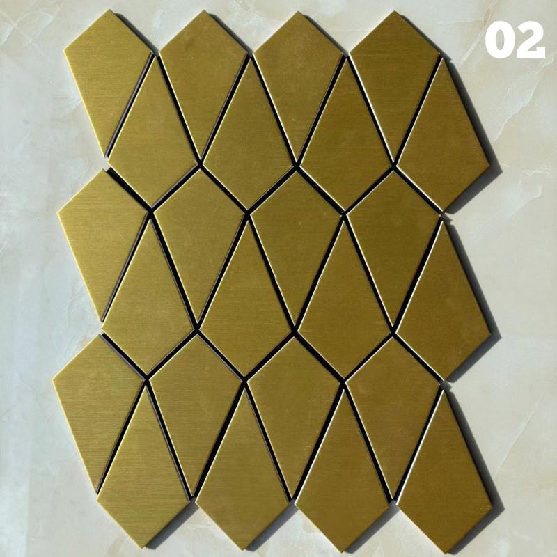 1 Pcs Modern Peel And Stick Backsplash Tiles DIY Kitchen Bathroom Wall Sticker Home Decor Waterproof Self-Adhesive Mosaic Tiles