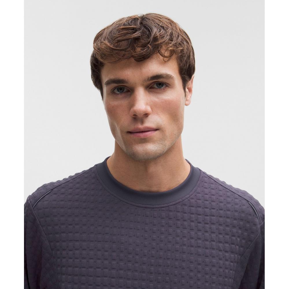 Lululemon 3d Waffle Knit Jacquard Pullover Atmospheric Purple Atmospheric Purple