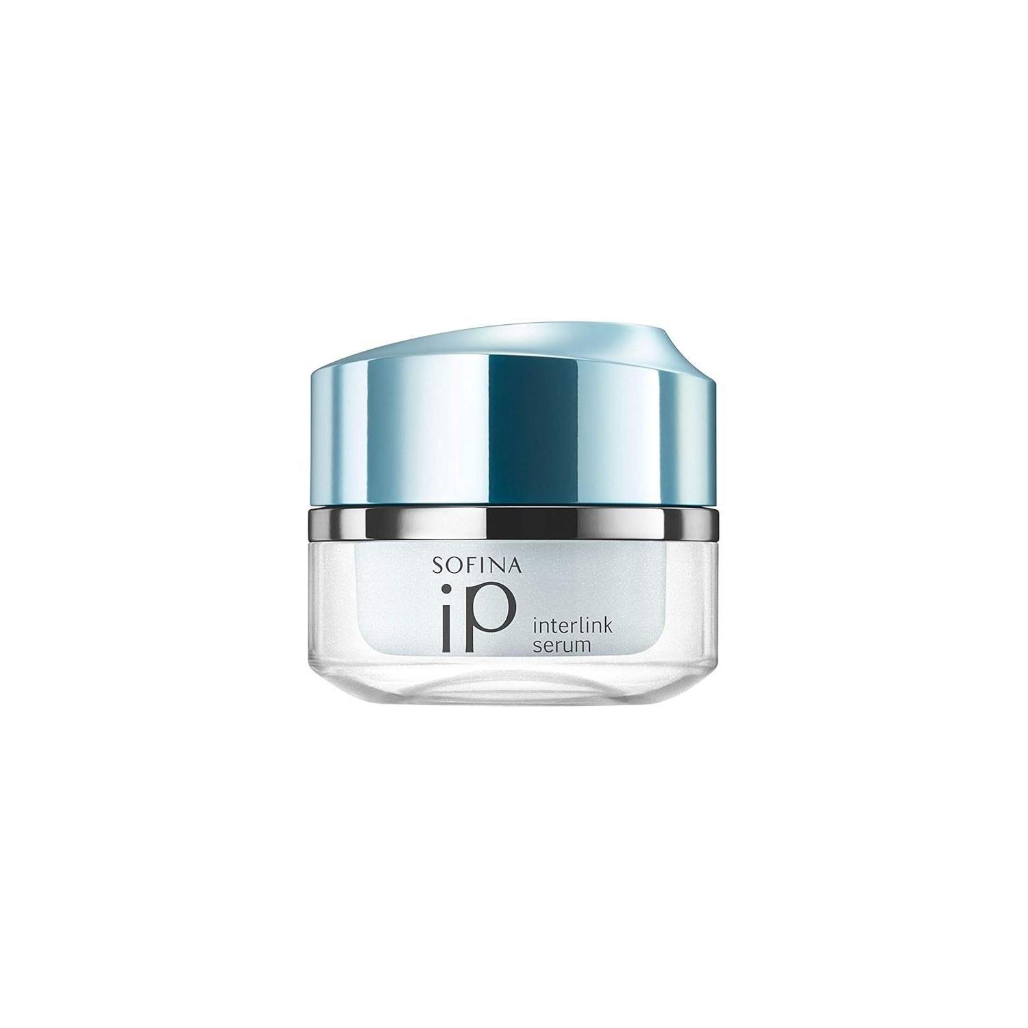 SOFINA iP Interlink Serum hydrated refreshing skin.