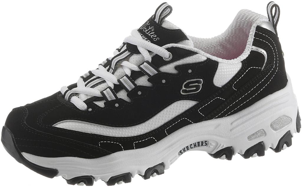 Skechers D'Lites Biggest Fan Women's Sneakers Black/white (11930-BKW)
