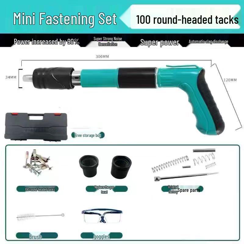**Mini Nail Gun Silencer & Nailer Fixer for Ceiling Decoration**