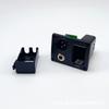 Acoustic Electric Guitar EQ Pickup with LC-5 Equalizer & Tuner, XLR Endpin, and Battery Box