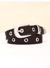Women's Genuine Cowhide Leather Belt - Versatile Punk Style for Casual Pants and Jeans