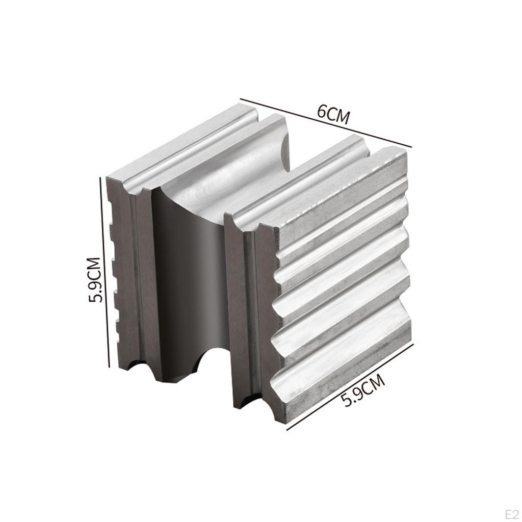 Die Block, Jewelry Making Multifunctional Half-round Metal Forming Block with Triangular