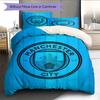 Pure MCFC Pride Bedding Quilt Set Quilt Cover Pillowcase Home Decoration Birthday Gift (1 * Duvet Cover + 2 * Pillowcase, Without Core)