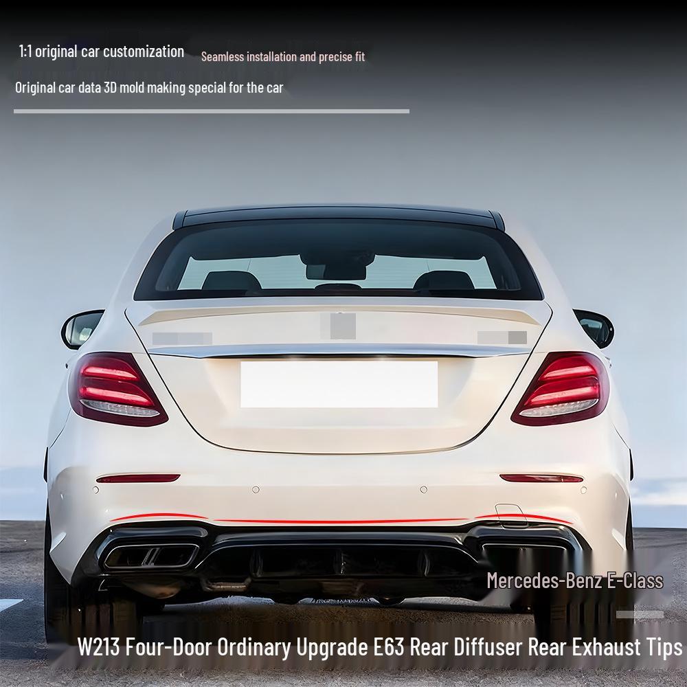 Mercedes-Benz E-Class W213 (2017+) E63 Rear Diffuser Tailpipes Upgrade
