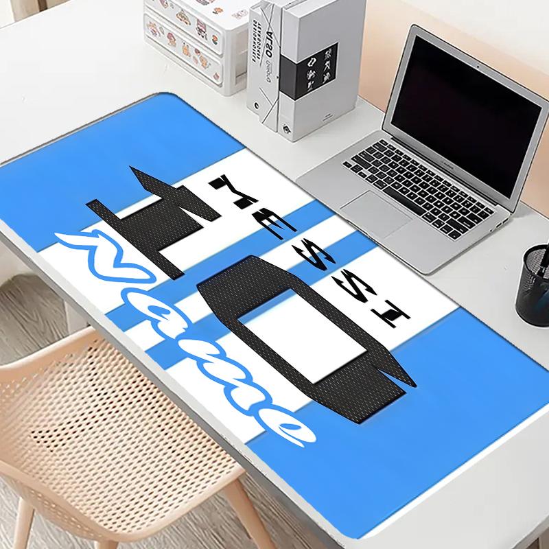 Custom Name Personalized football star Pattern Mousepad, Laptop PC Desk Mat, Decorative Desk Mat for Home Keyboard Pad Gift