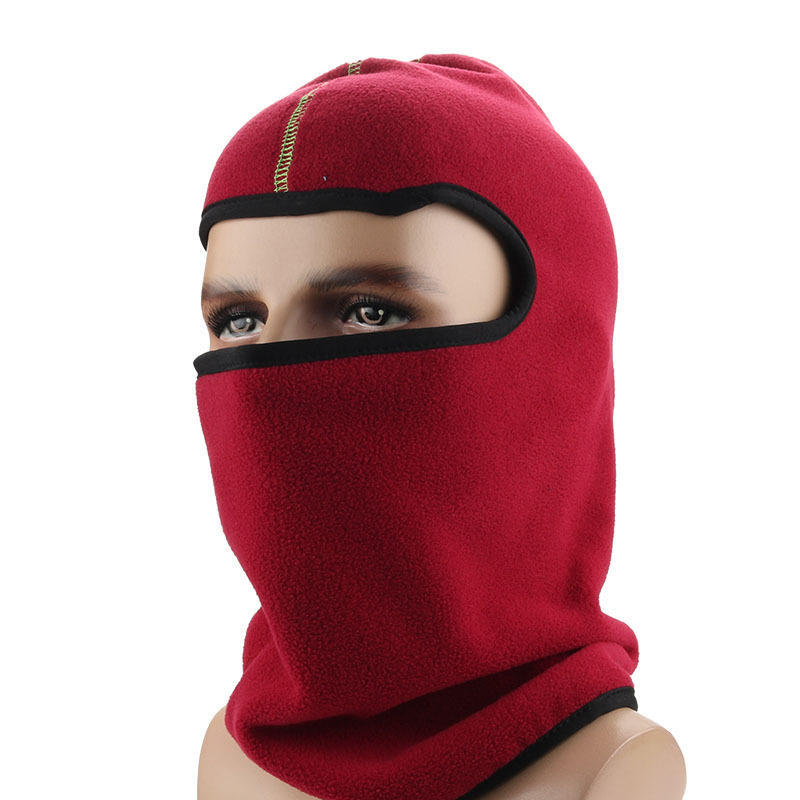 

Зимняя уличная мужская и женская флисовая термо-шапка с капюшоном, флисовая шапка, мотоциклетная ветрозащитная, для верховой езды, термо-капюшон, шапка One size