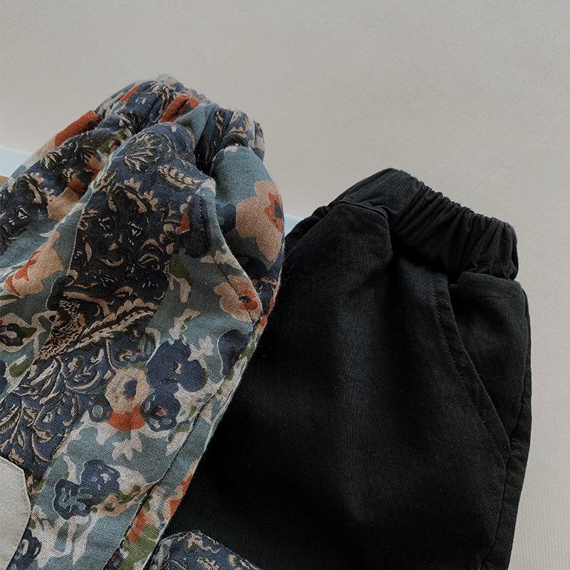 2025 Winter Korean Style Fleece-Lined Pants: Thick, Fashionable, and Warm for Boys and Girls