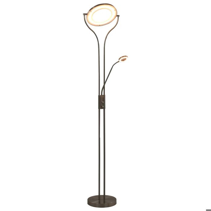 Lampadaire - vidaXL - Variable - LED - 180 cm - Argenté