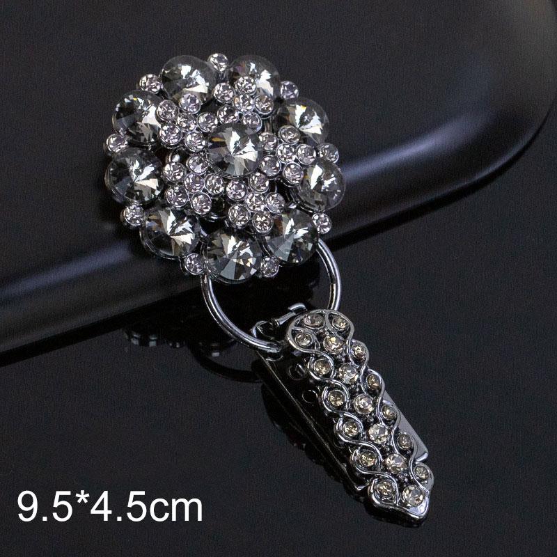 1Pc Handwork Sewing Originality Shiny Rhinestone Overcoat Decor Duckbill Buckle Fashion Metal Button Clothing Accessory