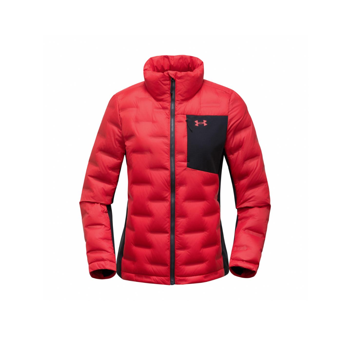 

Under Armour Urban Outdoor Hiking Walking Series Breathable Windproof Warm Stand Collar Down Jacket Women Jacket Red 14322136D-0021 XS