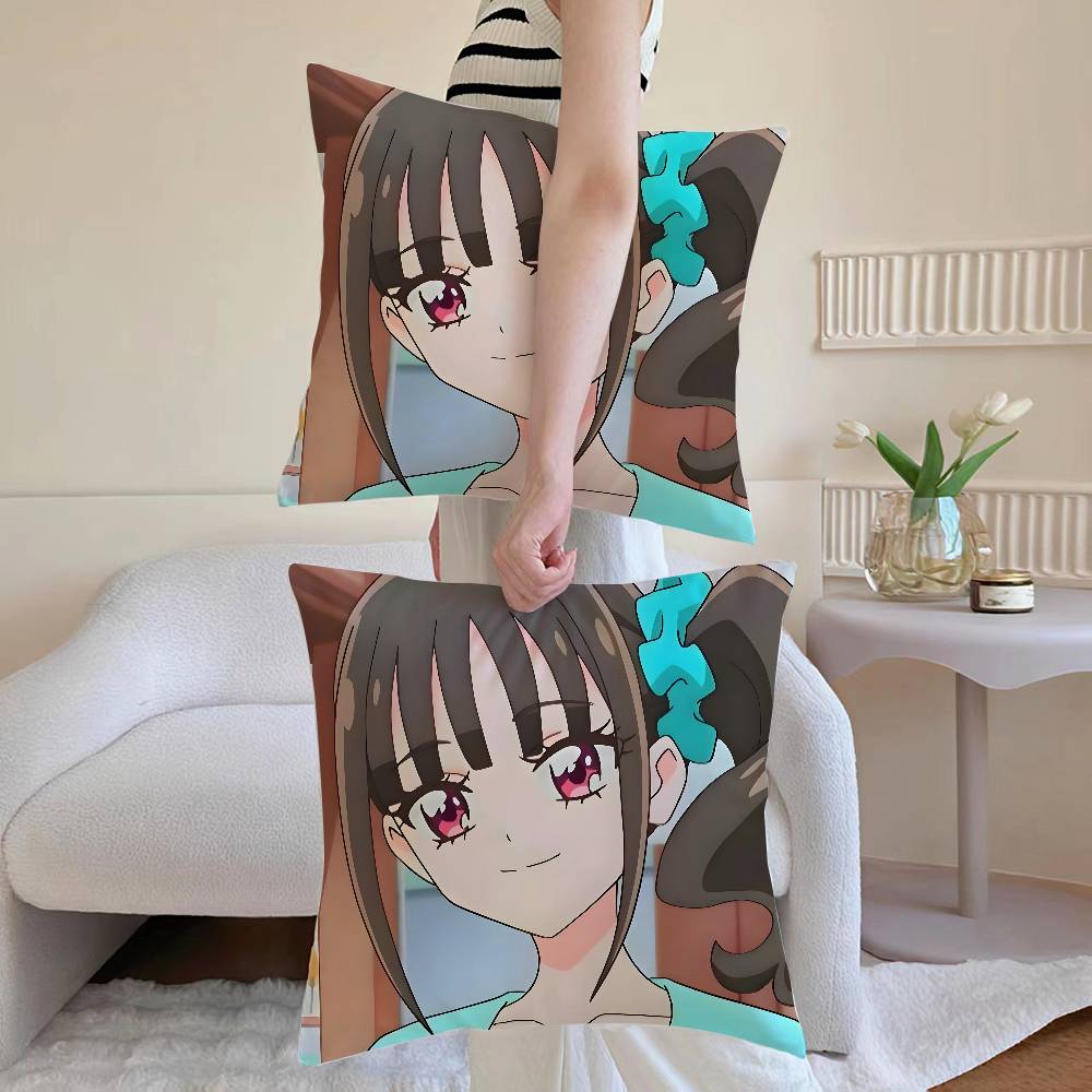 Nekoyashiki M-Mayu Pillow Case Sofa and Living Room Decorative Cushion Covers Dust-proof and Mite-proof Invisible Zipper