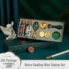 Creative Sealing Wax Stamp Set with Wax Granules – Perfect Gift for Teachers, Classmates, or Special Occasions