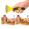 Stainless Steel Two-Sided Shedding Comb Two-Sided Shedding Hair Remover Comb  For Dog Cat