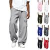 Men's Color Casual Loose Fit Cargo Sweatpants Joggers for Gym and Everyday Wear