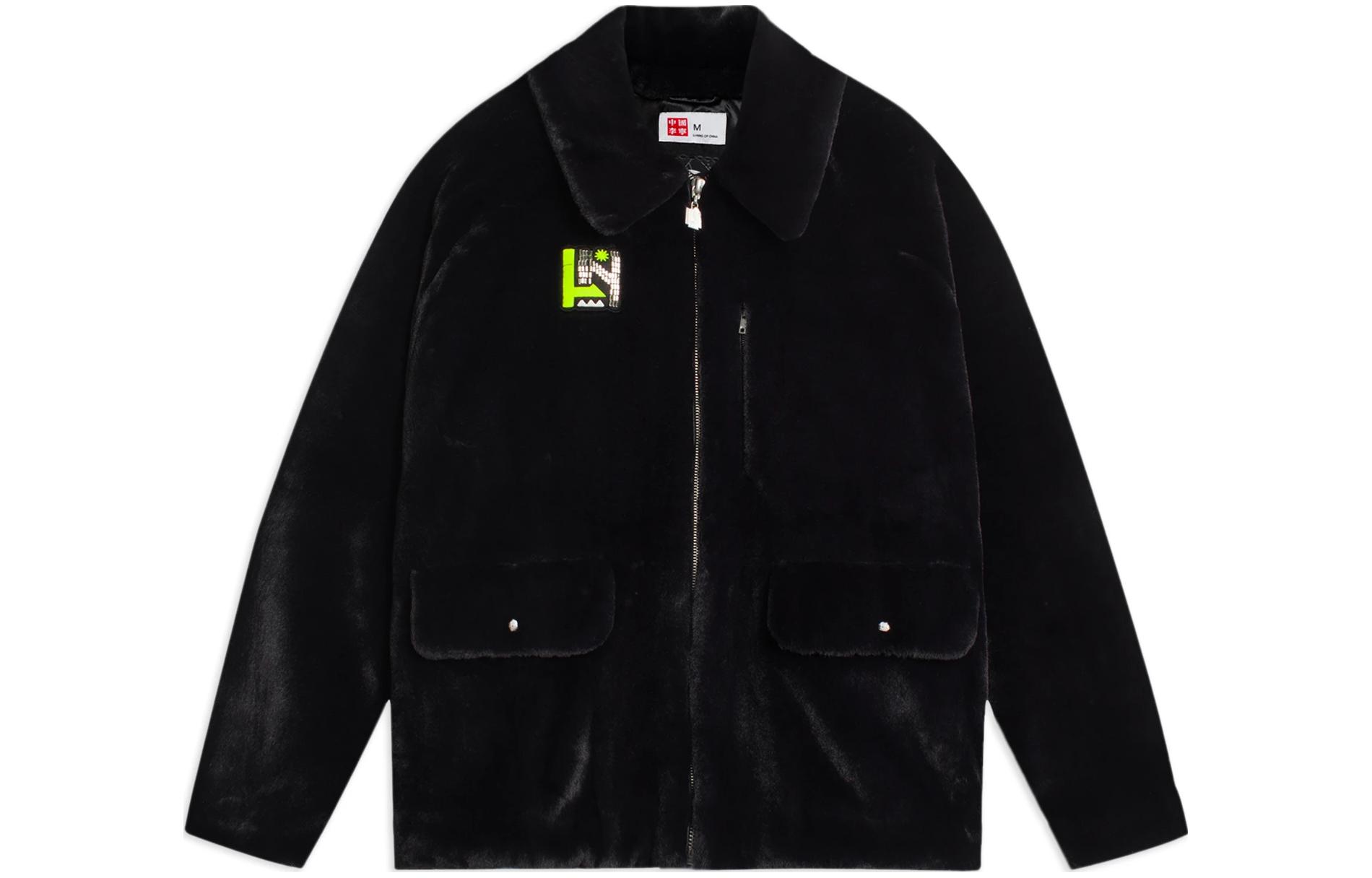 Куртки Li Ning Женские Черные Лацкан Умеренный Другие AFDSB44-3 XL