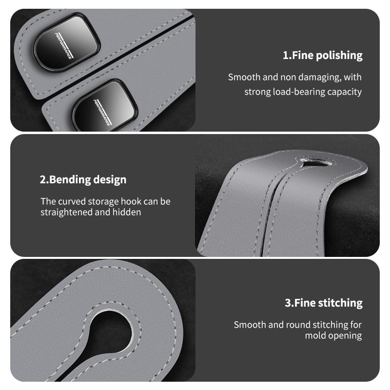 Car Seat Hook Headrest Hanger Two Head Seat Back Organizer Hook For BMW E91 E92 E93 E60 F10 F30 E39 E36 E87 X3 X5 E70 E46 E90