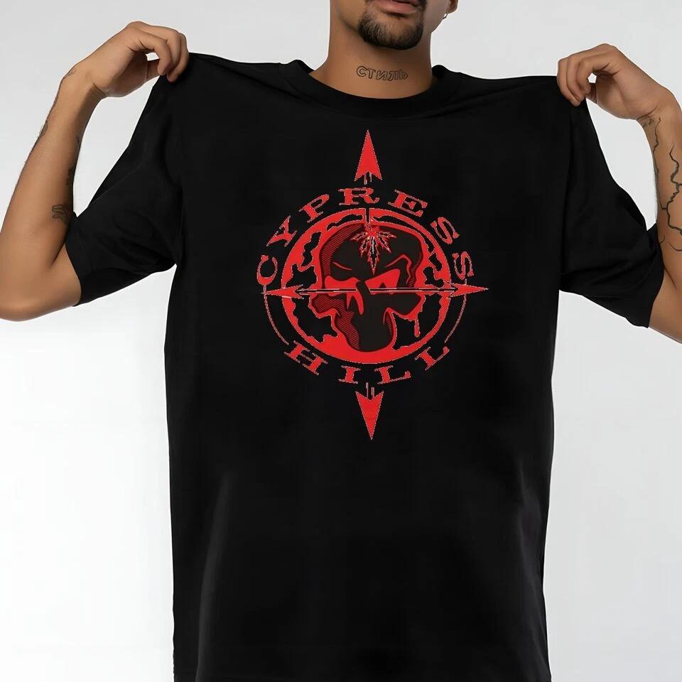 Hot Cypress Hill Shirt Country Music Black Cotton Black T-Shirt XL