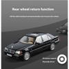 1/24 Scale Mercedes Benz W140 320SEL Classic Limousine Alloy Diecast Model Car Sound &light Desktop Decoration Gift for Friend Present
