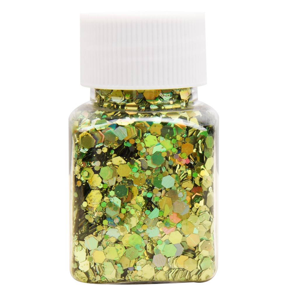 15 Colors Holographic Chunky Glitter 30G/Jar Laser Flakes Nail Glitter For Jewelry Making DIY Sewing Resin Art Craft Sequins