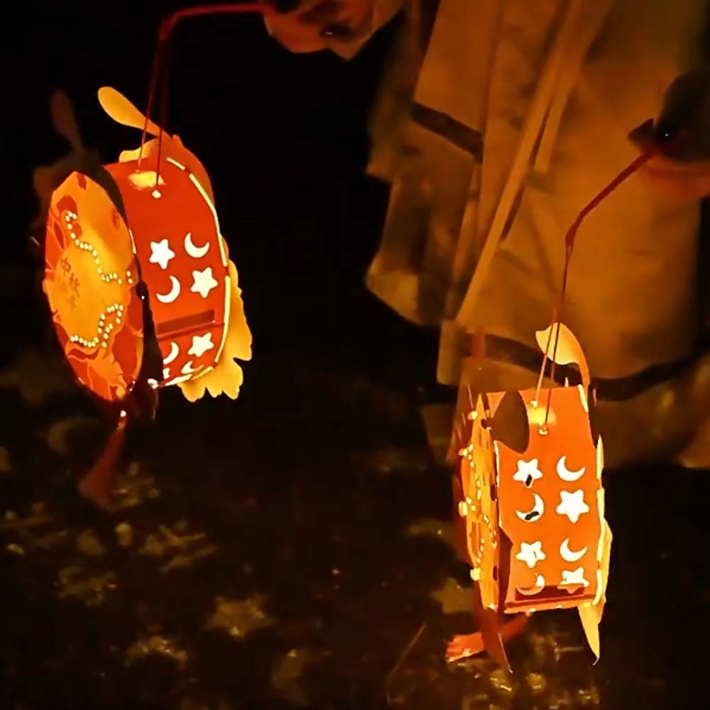 

Koi Fish Children s Rabbit Lantern Chinese Style Bunny Handmade Lamp Mid-Autumn Festival Lamp Toy Style 8