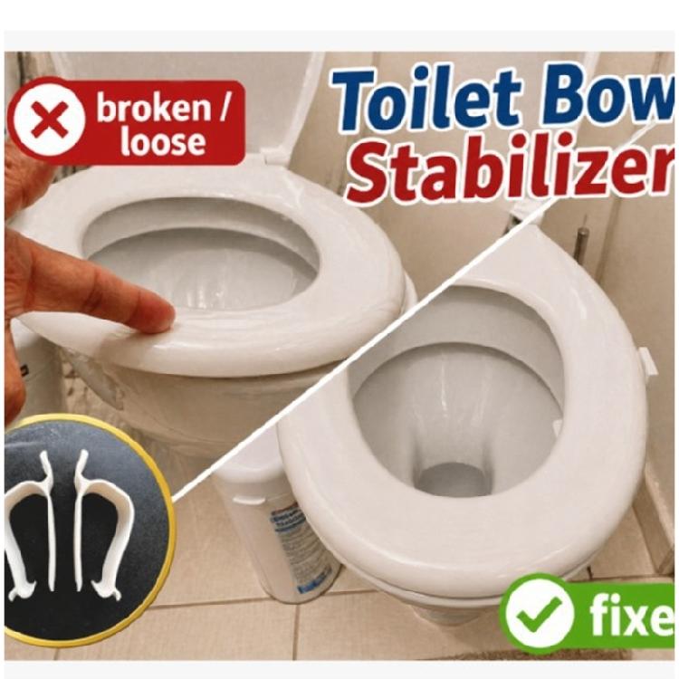 1Pair Toilet Seat Lock Clamps Stops Unwanted Movement And Noise Easy To Install Without Damaging Porcelain