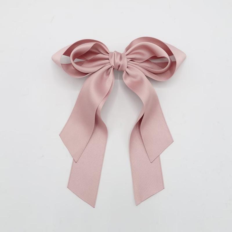 Double Layer Bubble Bow Ribbon Hair Clip - Korean Style Princess Versatile Accessory for Girls