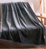 Thickened Flannel Fleece Solid Color Blanket - Office Nap & Gift Blanket with Custom Logo