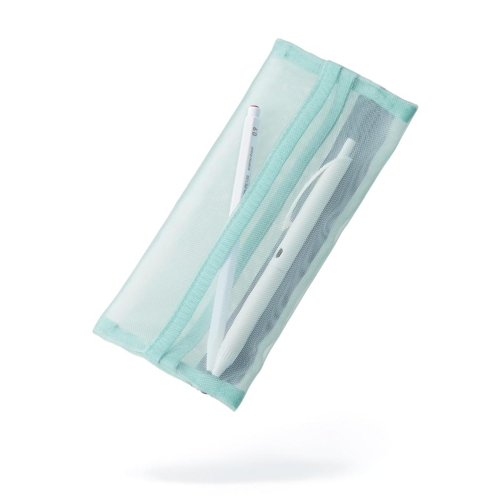 KOKUYO Slim Mesh Pencil Case [All 4 Colors] Lightweight & Flat Easy Access Stylish Slariche