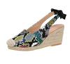 Wedges Sandals for Women Fashion Closed Toe Bandage Espadrille Platform Stylish Slingback Summer Shoes