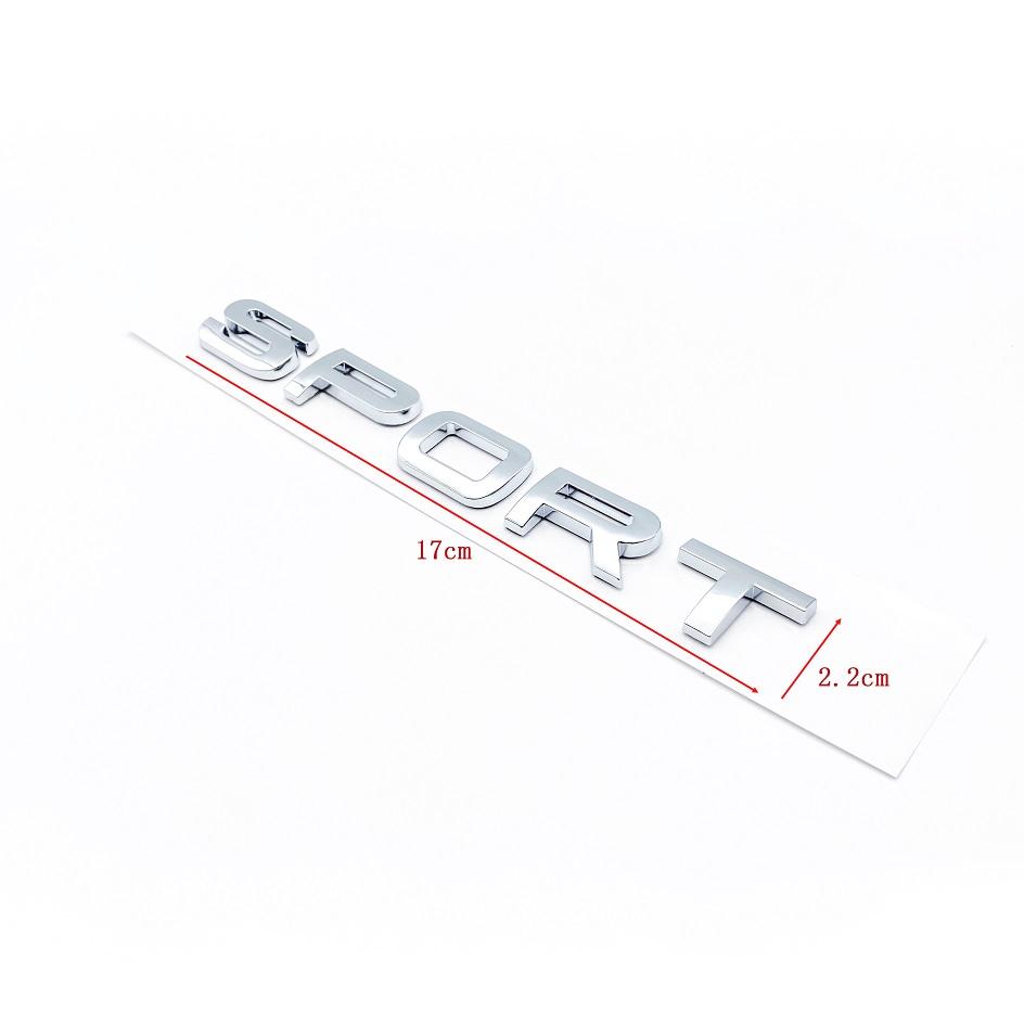 WDC5 New Car 3D ABS Letters Badge SPORT HSE Emblem for SUV Series Rear Trunk Tail Styling Sticker Accessories