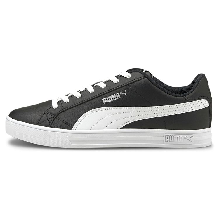 Puma Smash Vulc V3 Retro Versatile Low-Top Skate Shoes Unisex Sneakers Black White 380752-05
