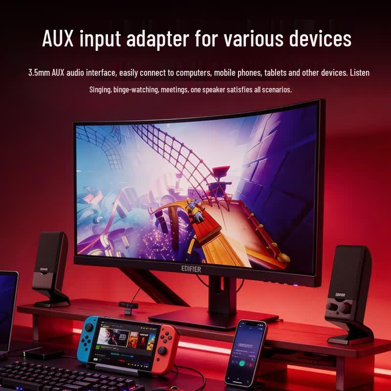 Edifier R10U 2.0 Channel USB Desktop Speakers (CN version)