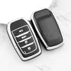 Silver Edge Tpu For Toyota Hilux Innova Camry Prado Crown Tlk 200 Yaris Land Cruiser 200 300 Fortuner Cross Car Key Case Cover