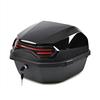 Universal Motorcycle Rear Tail Trunk Lockable Carrier Waterproof Storage Case With Mounting Hardware For Full Helmet Storage