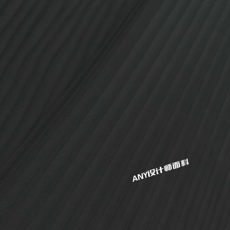 Pleated Fabric Chiffon Slightly Transparent By The Meter for Clothing Dress Curtain Diy Sewing Designer Cloth Breathable Pink