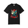Star Thief Retro Space Graphic T-Shirt Black Front Print Comfort Colors 1717