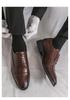 Men's Large Size Formal Leather Shoes - Business, Nightclub, Wedding Groom Collection
