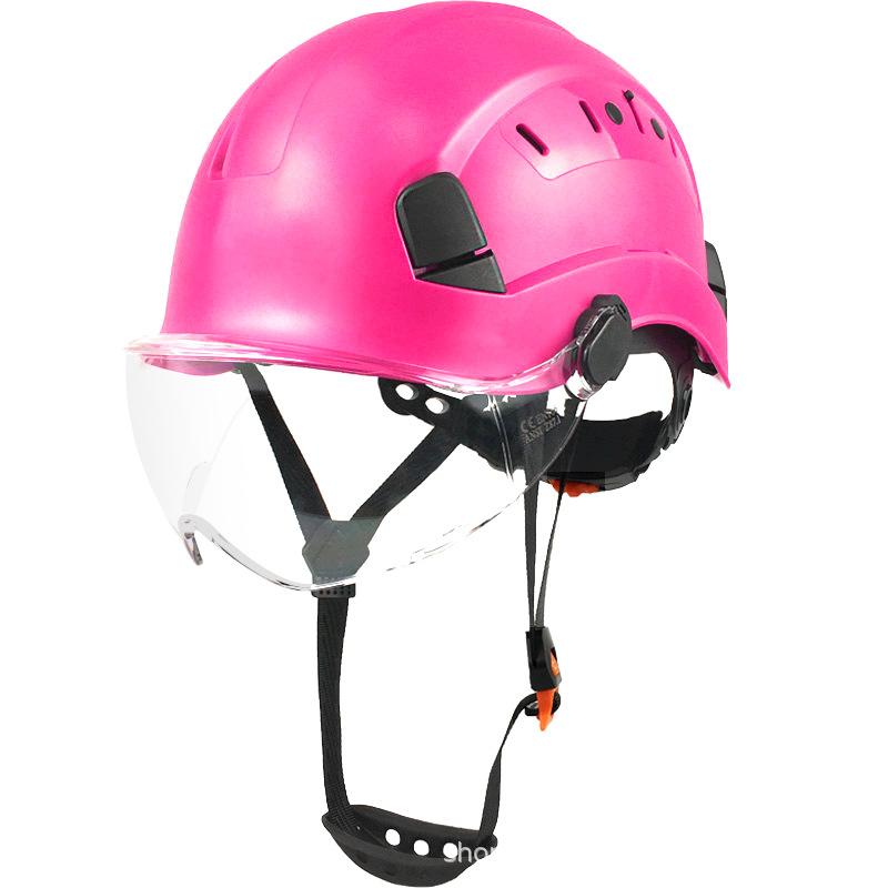 Proteção Ocular Anti-esmagamento Capacete de Segurança para Canteiro de Obras Capacete Rígido ABS Construção Equipamento de Proteção para a Cabeça Estampado