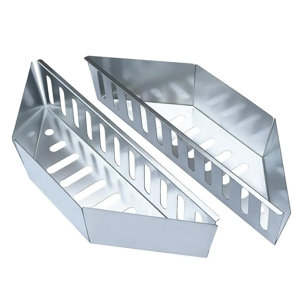 D5 2Pcs Charcoal Basket BBQ Charcoal Grill Basket Holders BBQ Grilling Accessories Replacement for BBQ Grill Tools Accessories