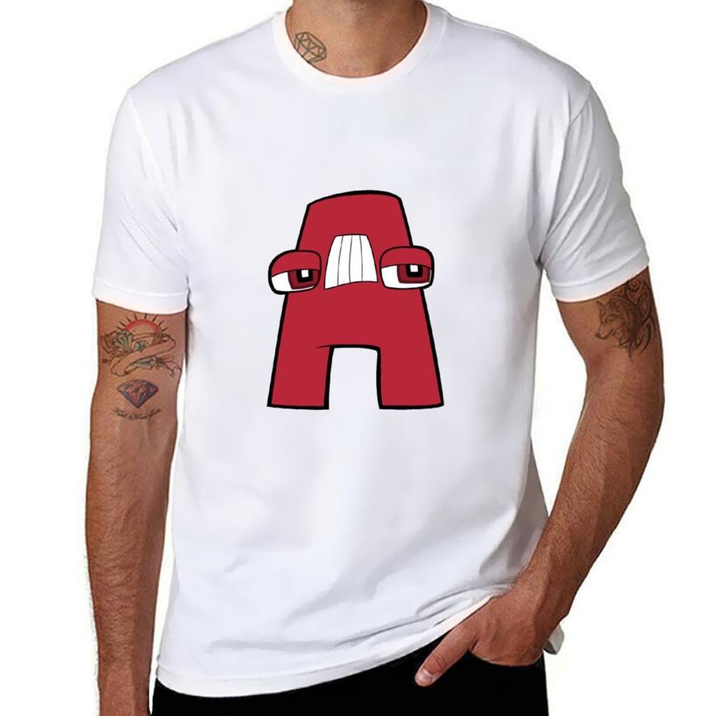 Letter A Alphabet Lore TShirt Lightweight Casual Summer TShirt
