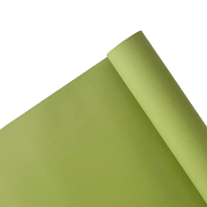 58cmX11yards Plain Porcelain Matte Floral Paper Flower Bouquet Solid Color Floral Page Flower Material Waterproof Packaging Film