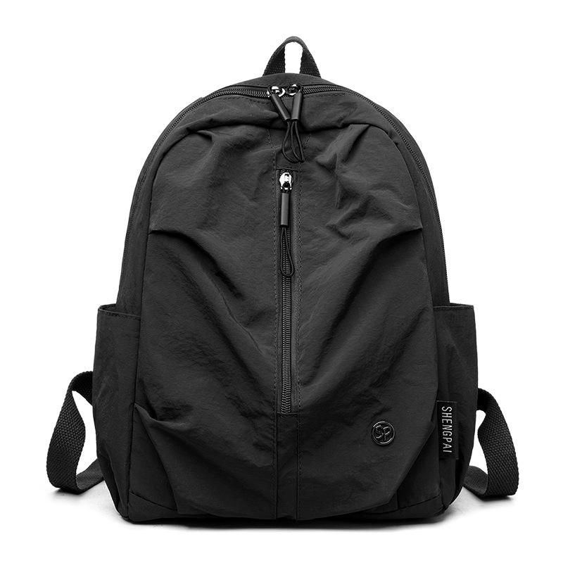 Легкий рюкзак для альпинизма, женский, маленький рюкзак, школьный рюкзак для путешествий чёрный