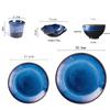 Bols à soupe en céramique émaillée style japonais Ru Han (Lot de 2)