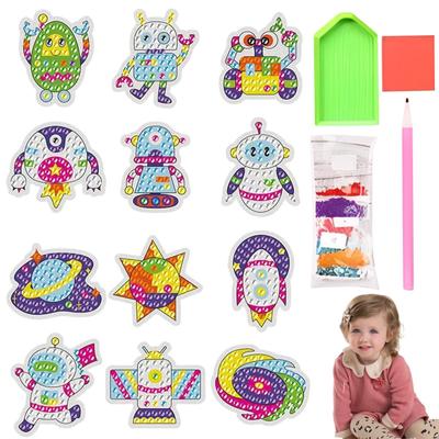 Gem Painting Creative Gem Art Paint By Number Kits Toys Crafts Accessories Arts Mosaic For Beginners Kids Girls Boys Party